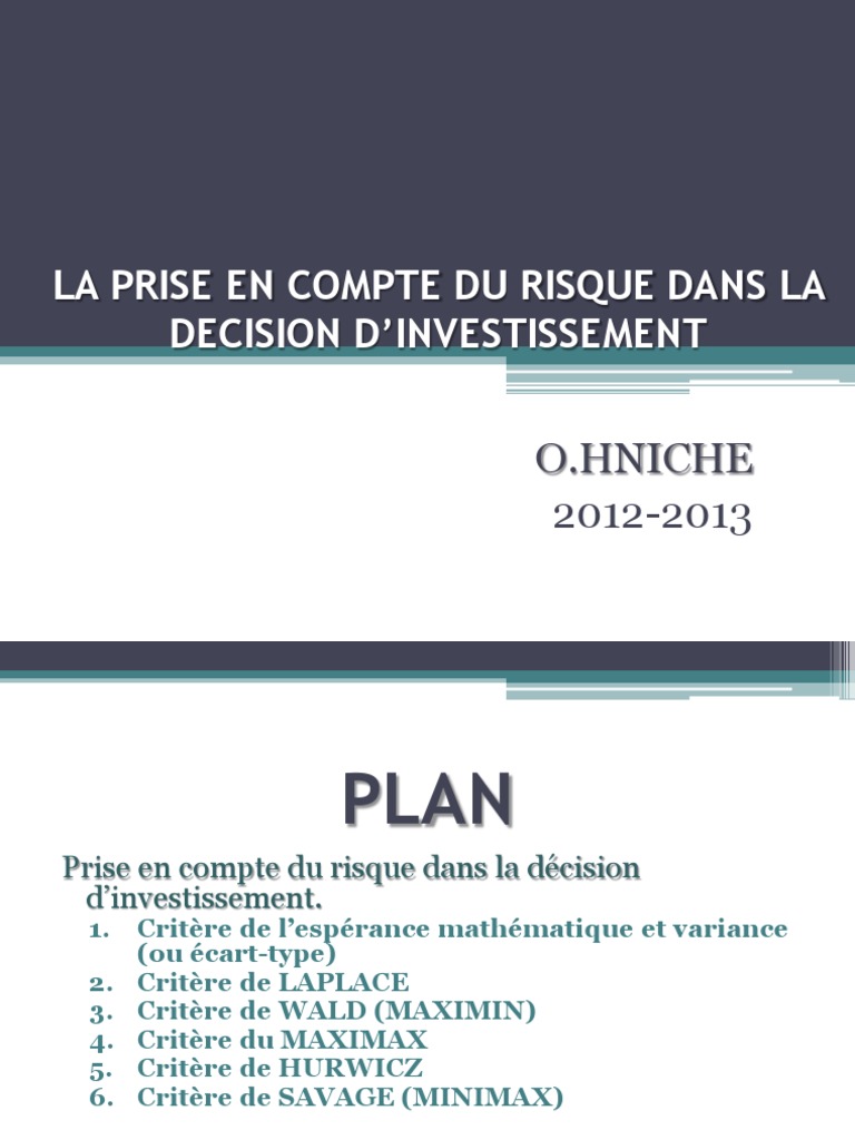 Gestion Des Risques Financiers