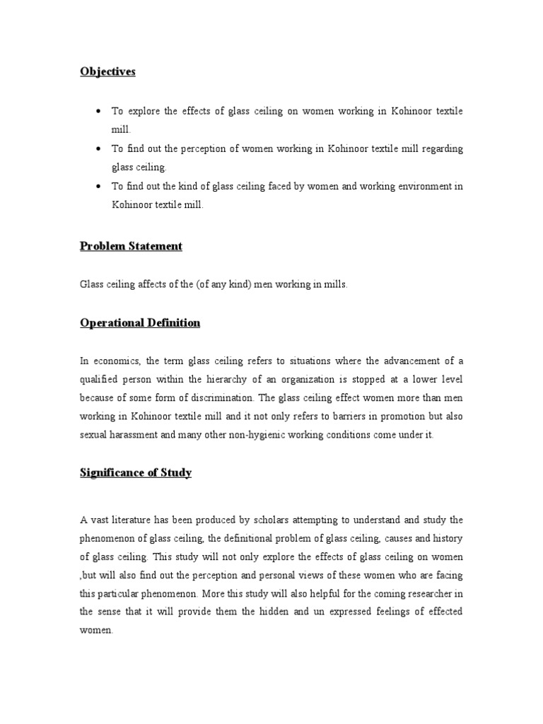 Final Synopsis Qualitative Research Feminism