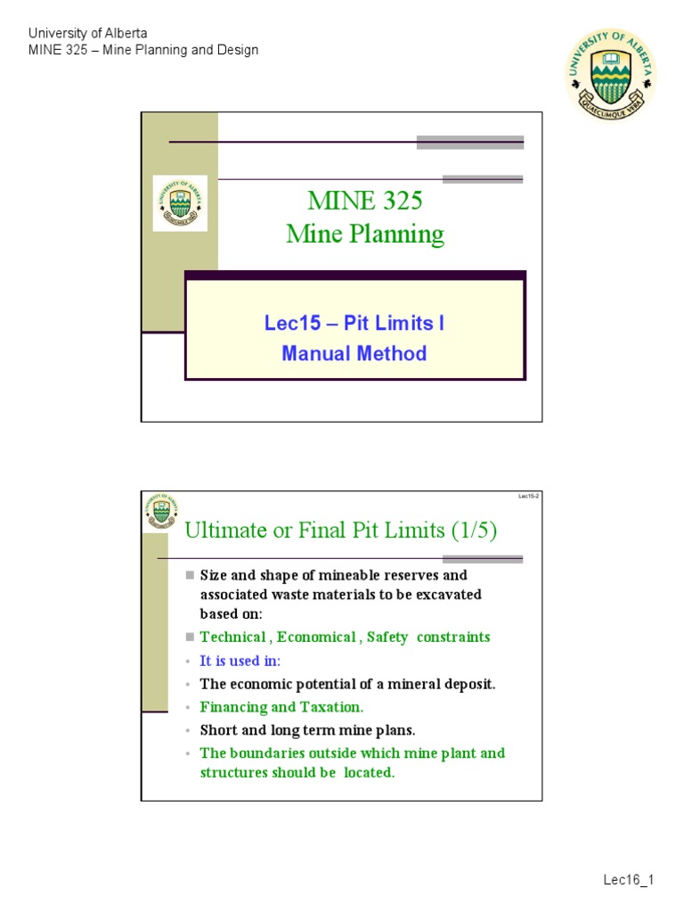 Pit Limits | PDF | Technology & Engineering