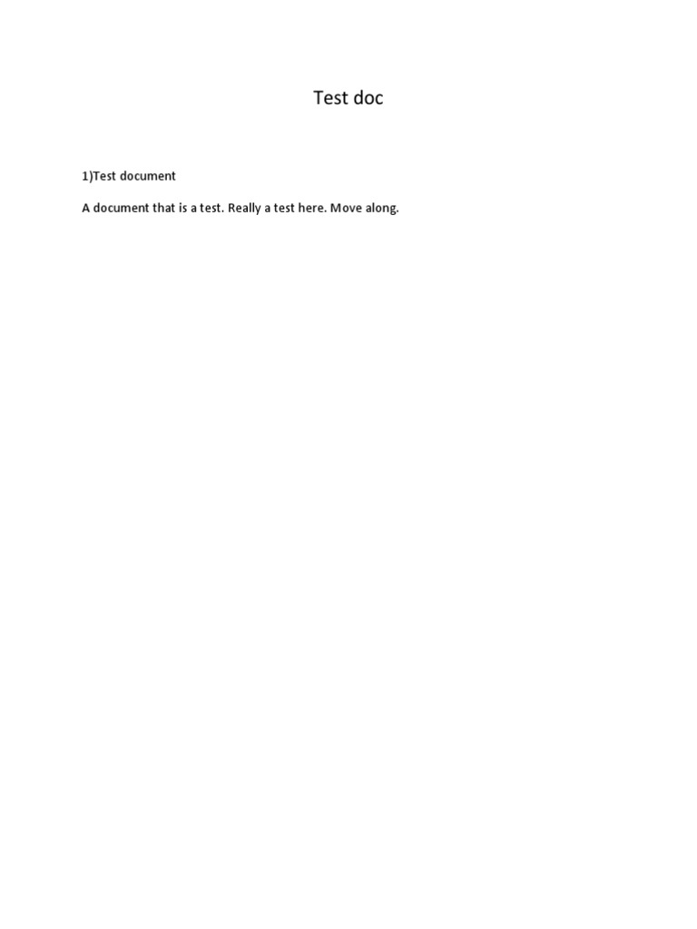 Test Document Overview | PDF