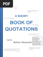 Download A Short Book of Quotations by Azhar Hussain SN251476213 doc pdf