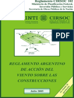 Reglamento Argentino de La Accion Del Viento Sobre Construcciones