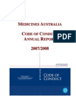 Code of Conduct 2008 Annual Report