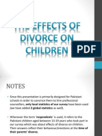 The Effects of Divorce On A Child