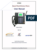 User Manual For Fixed Wireless Phone