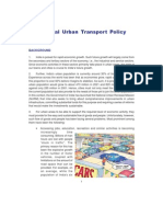 National Urban Transport Policy
