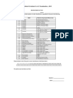Option Form Cgle 13 PDF