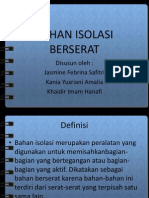 Bahan Isolasi Berserat