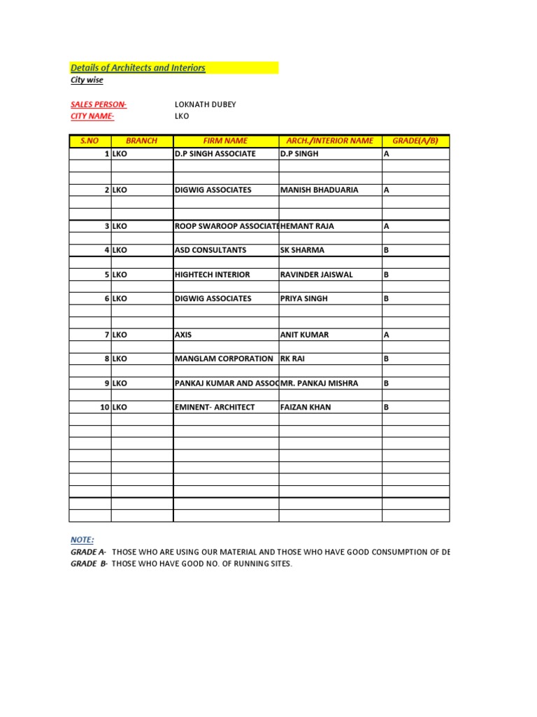 Master File Architect 09092014 | PDF