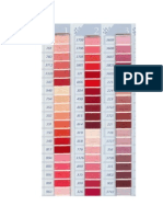 DMC Colour Chart 1