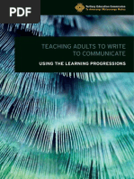 Learning Progressions Write to Communicate
