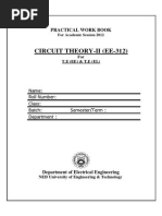 Ee-312 Circuit Theory II - 2012-1