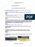 Geografie Licenta 2011 PDF