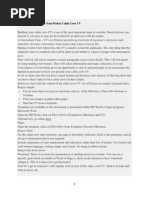 Cabin Crew Cv Template Flight Attendant Aviation