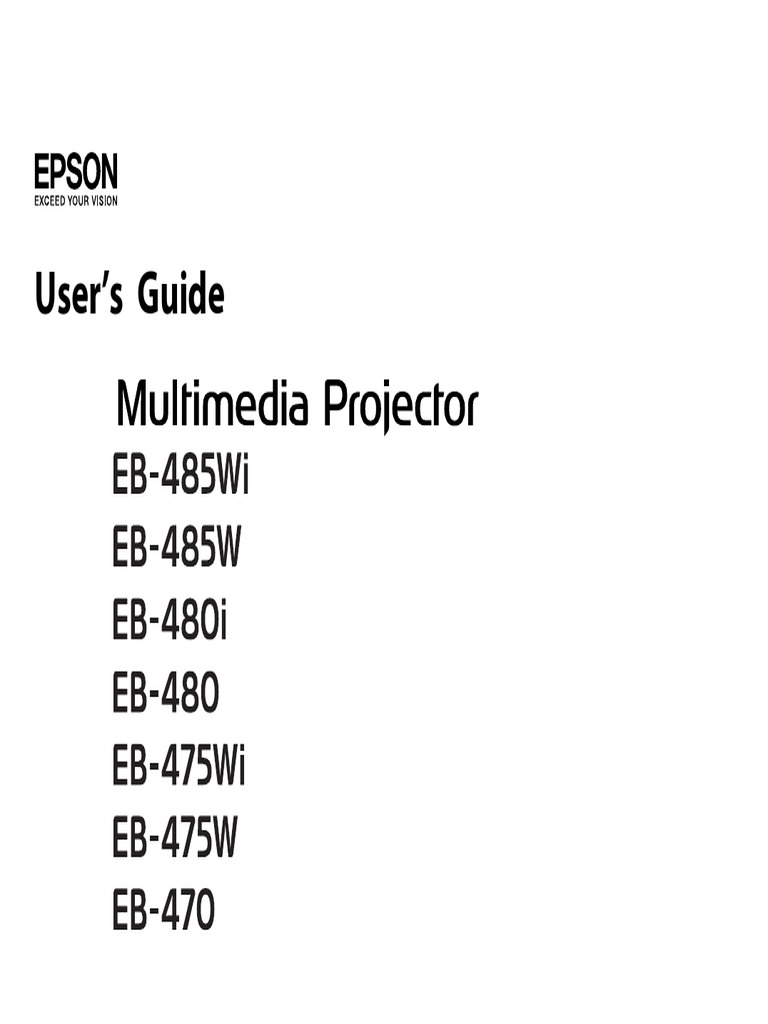 Epson Projector Manual PDF Hdmi Usb