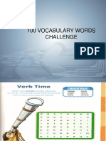 100 Vocabulary Words Challenge