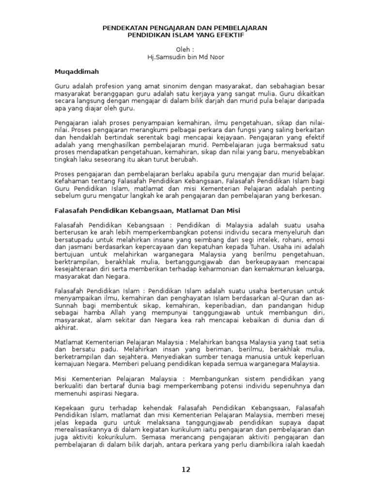 Pendekatan Pnp Pi Efektif Pdf