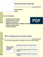 III.2 Diagnosticul Resurselor Materiale