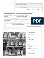 English Worksheet 7th Form - Level 3 Name: - Class: - # - Date