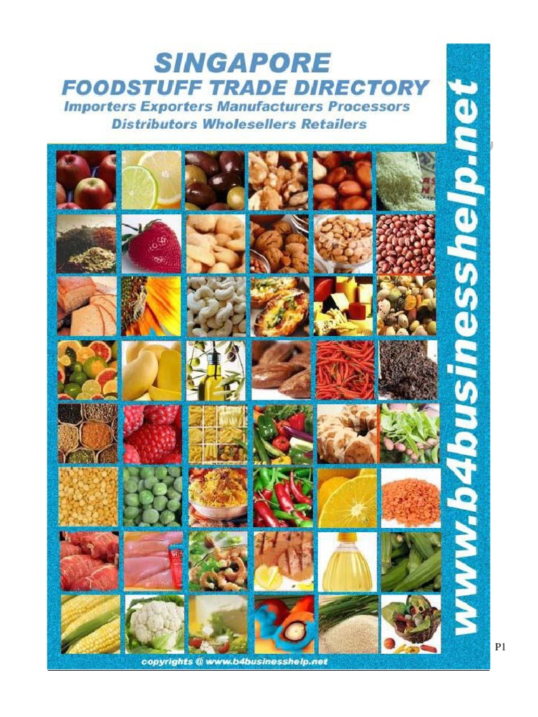 Singapore Foodstuff Trade Directory | PDF | Curry | Fruit Preserves
