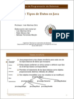 Tipos de datos en Java