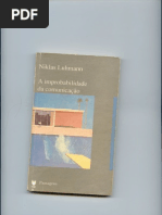 7. Niklas Luhmann a Improbabilidade Da Comunicação