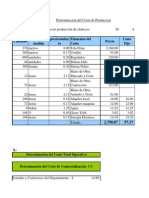 Calculo Costo Emprendimiento