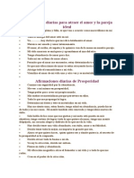 Afirmaciones Diarias para Atraer El Amor y La Pareja Ideal