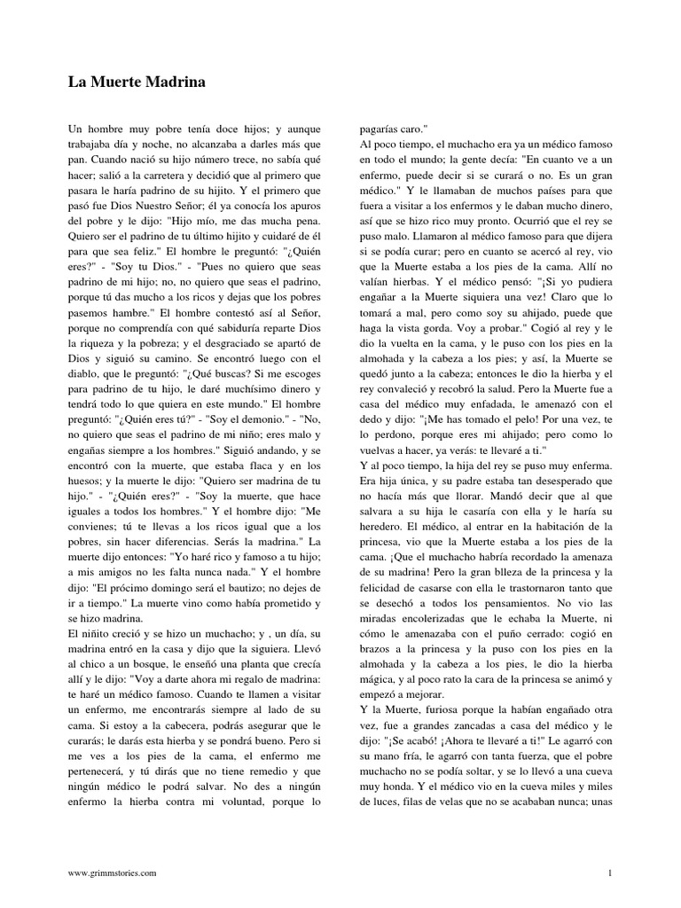 La Muerte Madrina scribd