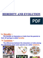 Heredity and Evolution Change