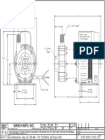 March Pump AC-5B-MD Mag Drive Pump Dimensional Drawing - PDF