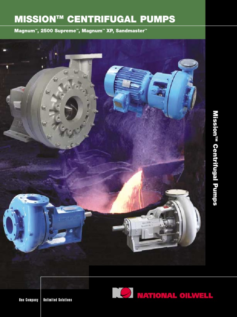 Mission Centrifugal Pumps | PDF | Pump | Bearing (Mechanical)