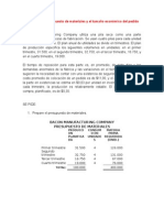 CASO 7.2 Presupuesto Planificacion y Control