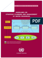 Guidelines on Strategic Planning and Management of Water Resources