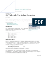 CATV DBM, DBMV, and DB V Conversions - Tutorial - Maxim