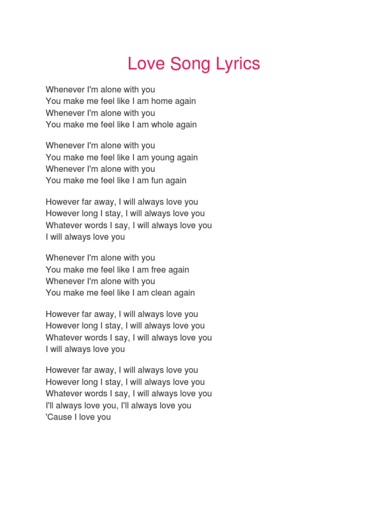 Adele 'make You Feel My Love' Song Lyrics Print 