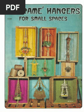 Macrame Hangers for Small Spaces