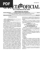 Ley Migratoria Cuba 2012