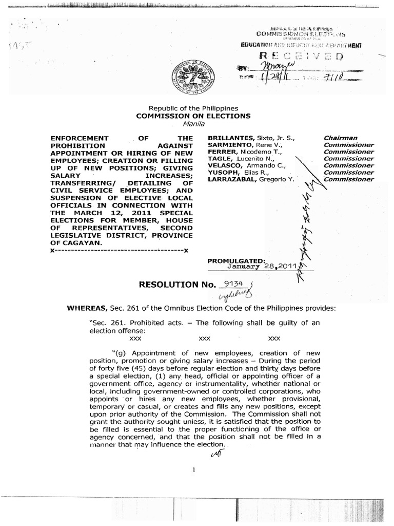 Enforcement of Election Code Provisions | PDF | Civil Service | U.S ...
