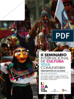 II Seminario Cultura Viva Comunitaria