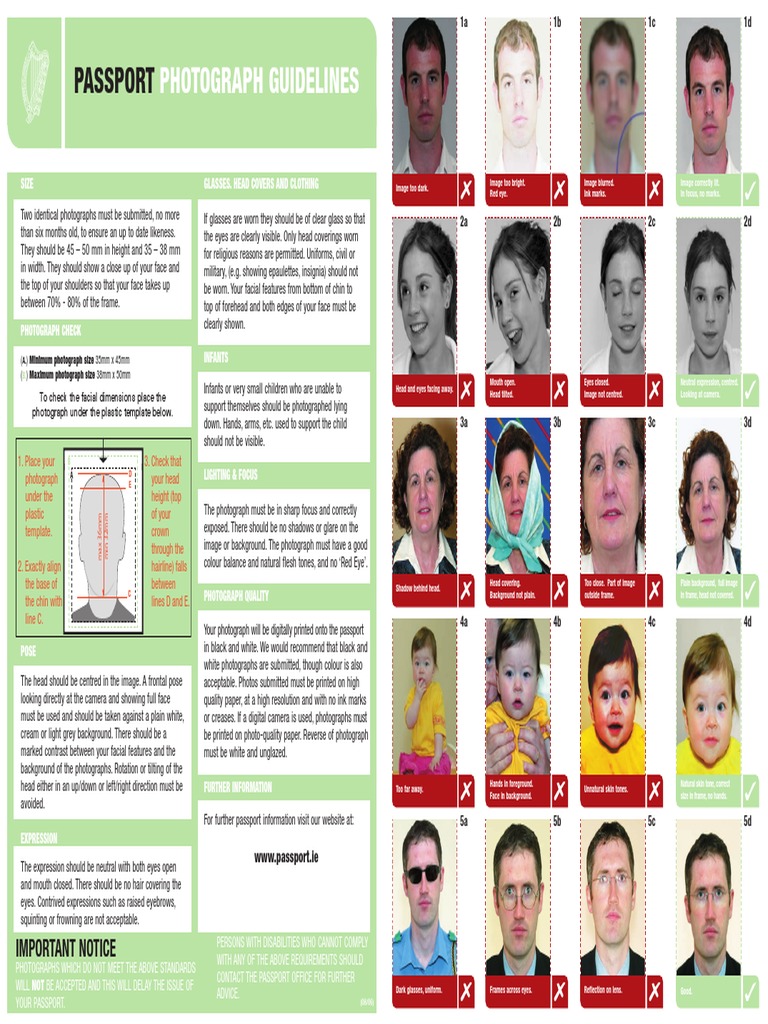 Photograph Guidelines | PDF