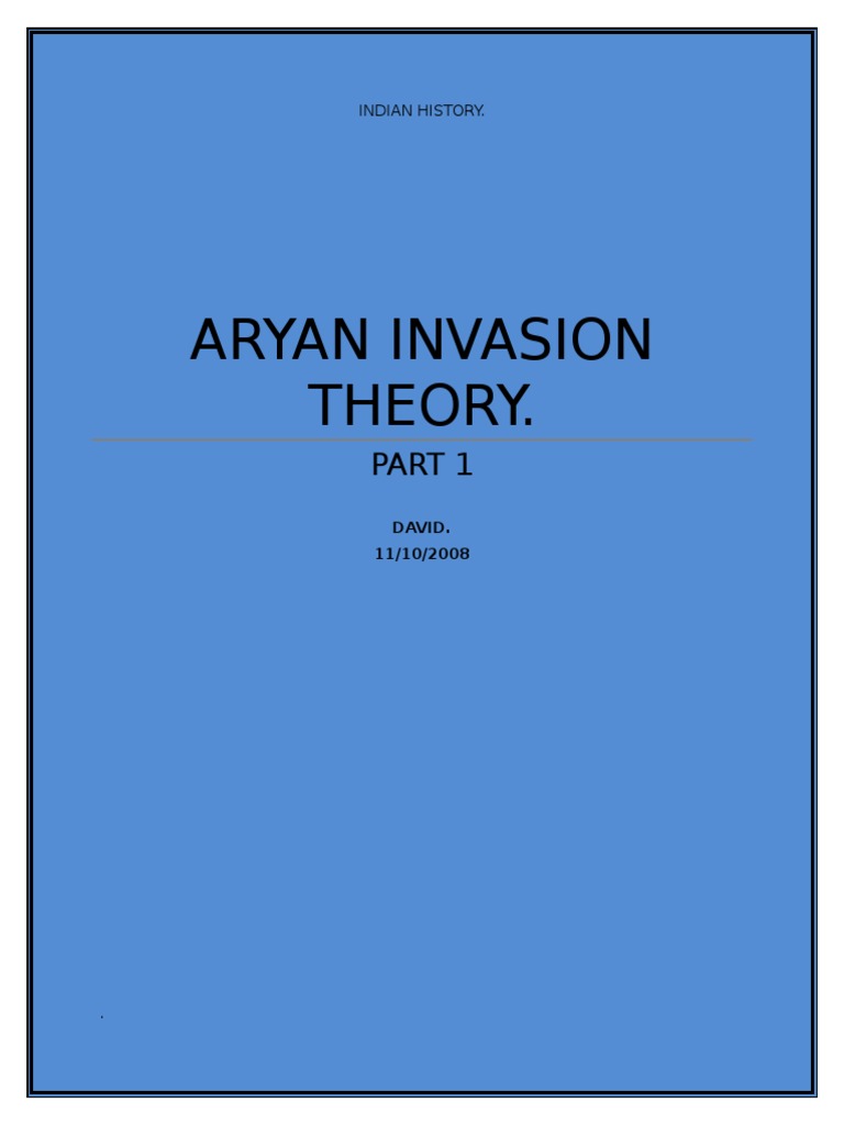 Myth of Aryan Invasion Theory by David Frawley | PDF | Vedas | Chariot