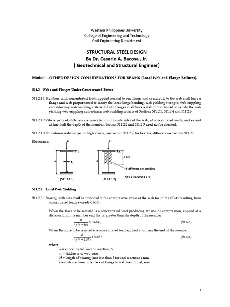 Steel Module11 | PDF | Buckling | Structural Engineering