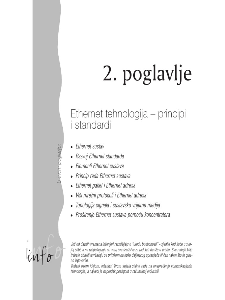 02 - Ethernet Tehnologija-Principi I Standardi PDF | PDF