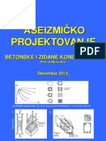 Aseizmicko Projektovanje Betonske I Zidane Dec 2007