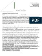 Investor Agreement PDF