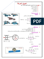 درس حول نقل الحركة للسنة الثالثة ثانوي هندسة ميكانيكية PDF