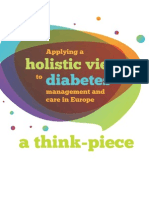 A Holistic Vision For Diabetes ThinkPiece Nov2011