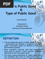 What Is Public Good & Type of Public