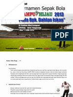 Proposal Turnamen Sepak Bola 2013